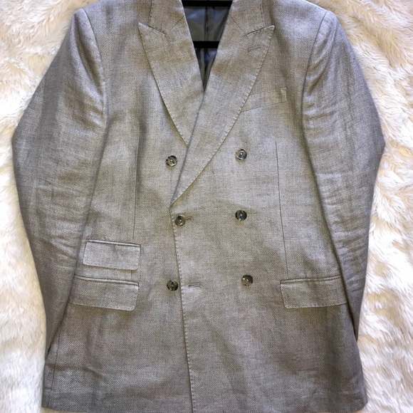 J. Lindeberg | Suits & Blazers | Hopper Soft Basket Linen Blazer Worn ...